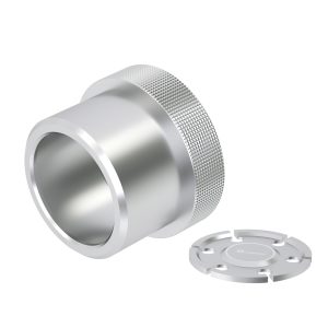 Barrow D5 Pump Mod Kit Screw Ring Top Kit - Silver