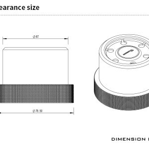 Barrow D5 Pump Mod Kit Screw Ring Top Kit - Silver