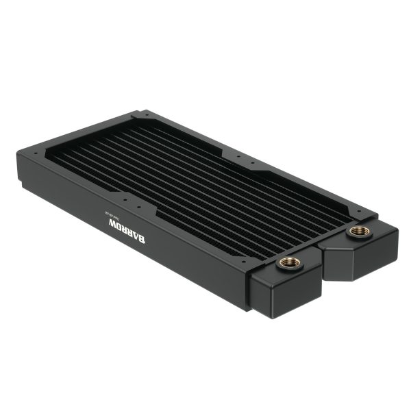 Barrow Dabel-B Series 240mm (2×120) Slim Line Copper Radiator – Black