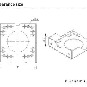 Barrow DDC Pump Mounting Bracket