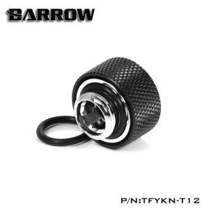 Barrow G1/4 - 12mm OD Twin Seal Hard Tube Compression Fitting - Black : image 3