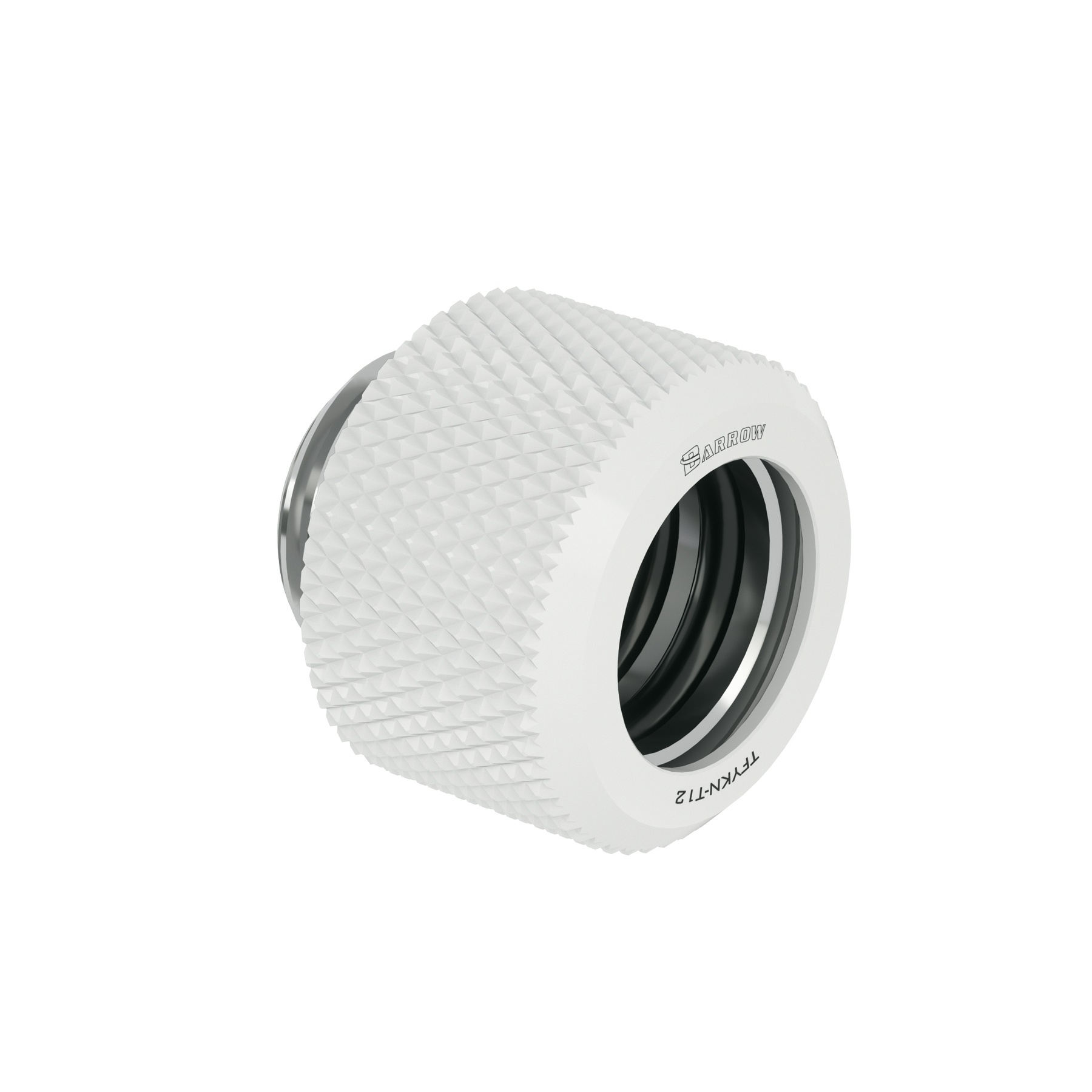 Barrow G1/4 - 12mm OD Twin Seal Hard Tube Compression Fitting - White : image 1