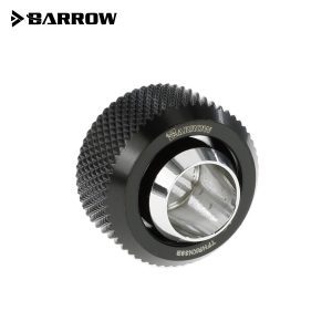Barrow G1/4 - 13/10mm Flexible Tube Compression Fitting - Black