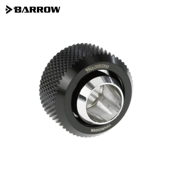 Barrow G1/4 – 13/10mm Flexible Tube Compression Fitting – Black