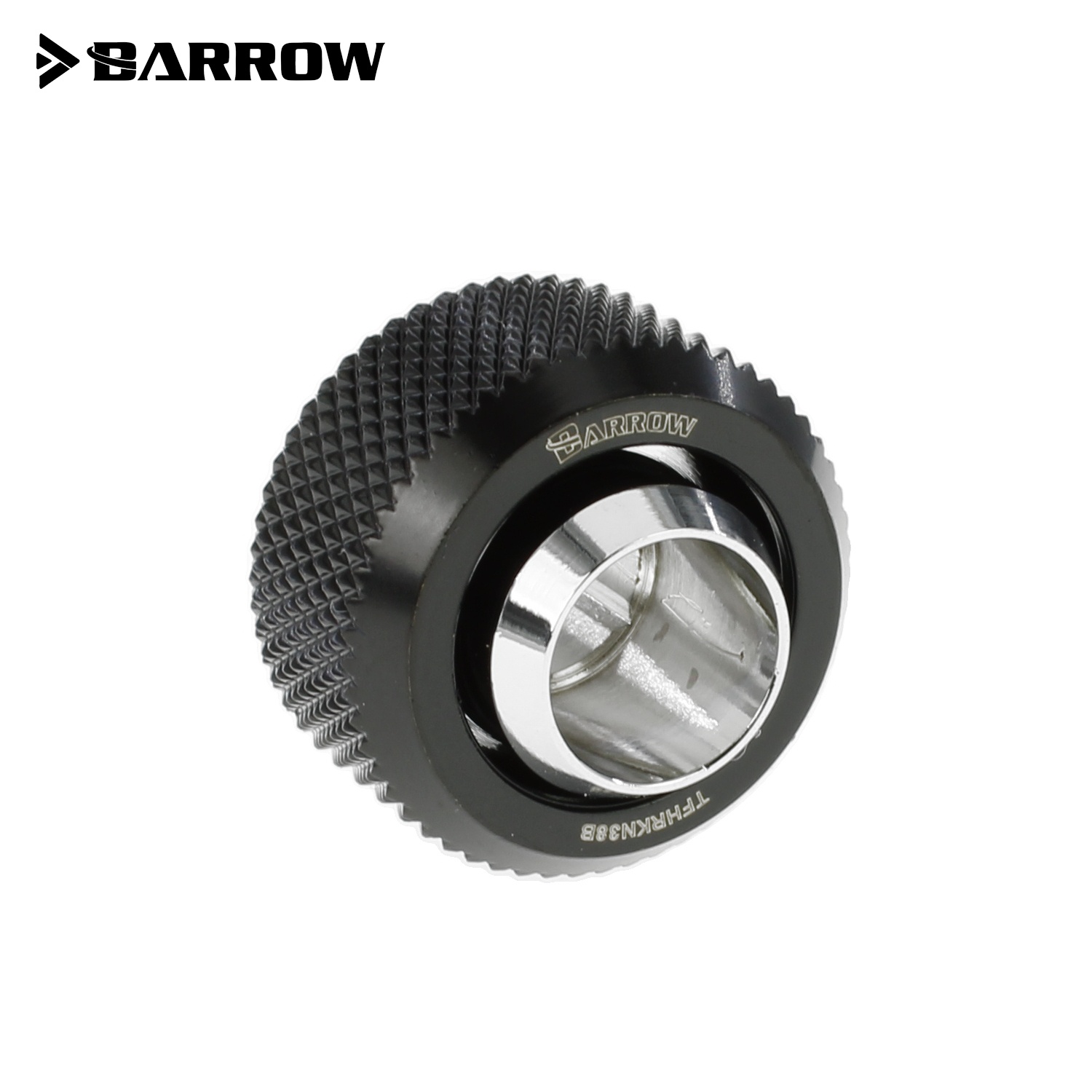 Barrow G1/4 - 13/10mm Flexible Tube Compression Fitting - Black