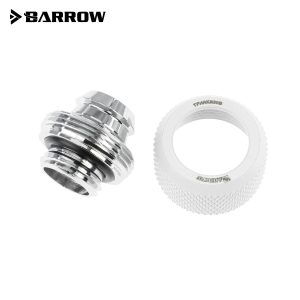 Barrow G1/4 - 13/10mm Flexible Tube Compression Fitting - White (6 Pack) : image 2