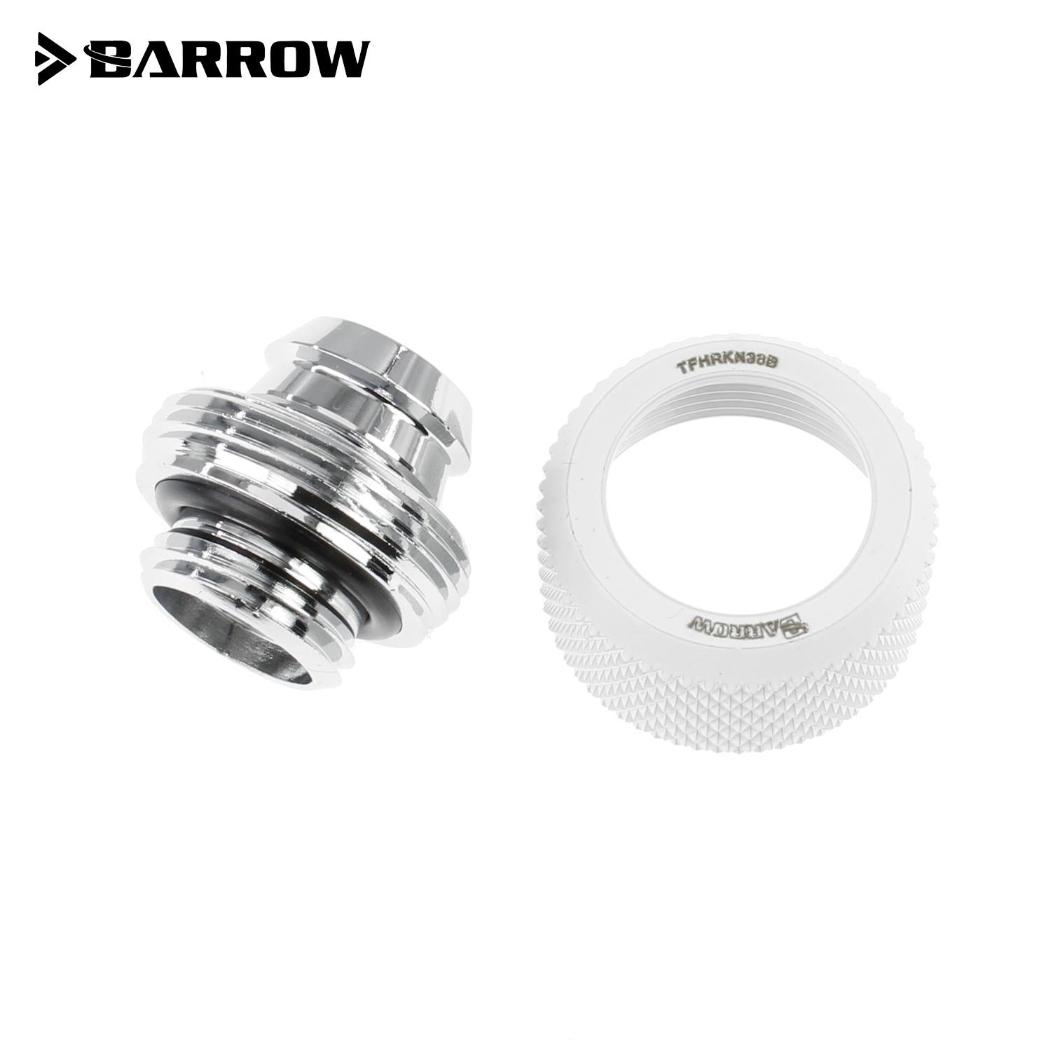Barrow G1/4 - 13/10mm Flexible Tube Compression Fitting - White (6 Pack) : image 2
