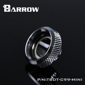 Barrow G1/4 - 14mm OD Mini Hard Tube Push Fitting - Shiny Silver : image 2