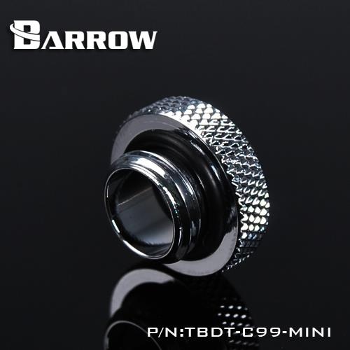 Barrow G1/4 - 14mm OD Mini Hard Tube Push Fitting - Shiny Silver : image 3