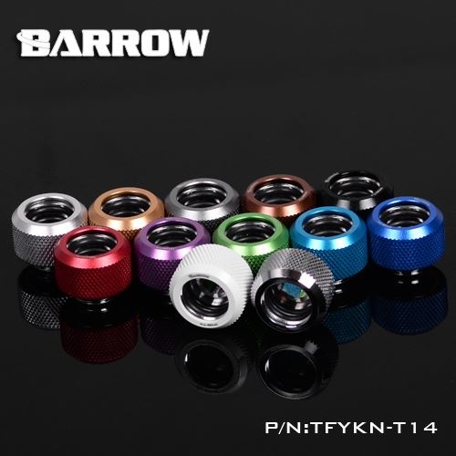 Barrow G1/4 - 14mm OD Twin Seal Hard Tube Compression Fitting - Black : image 3