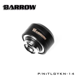 Barrow G1/4 - 14mm OD Twin Seal Hard Tube Compression Fitting (Smooth) - Black (6 Pack) : image 2