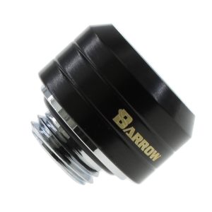 Barrow G1/4 - 14mm OD Twin Seal Hard Tube Compression Fitting (Smooth) - Black : image 1