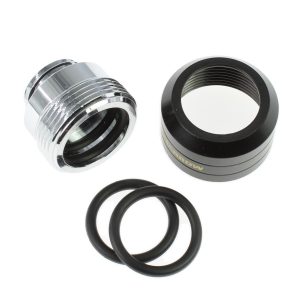 Barrow G1/4 - 14mm OD Twin Seal Hard Tube Compression Fitting (Smooth) - Black : image 3