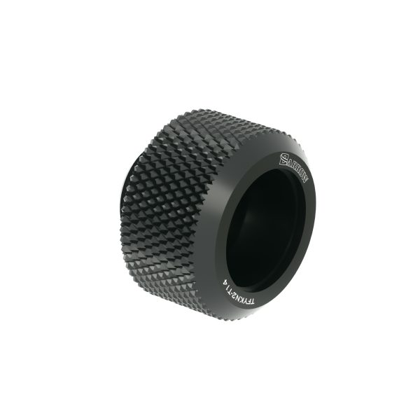 Barrow G1/4 – 14mm OD Anti Off Rubber Seal Hard Tube Compression Fitting – Black