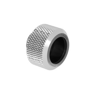 Barrow G1/4 - 14mm OD Anti Off Rubber Seal Hard Tube Compression Fitting - Shiny Silver