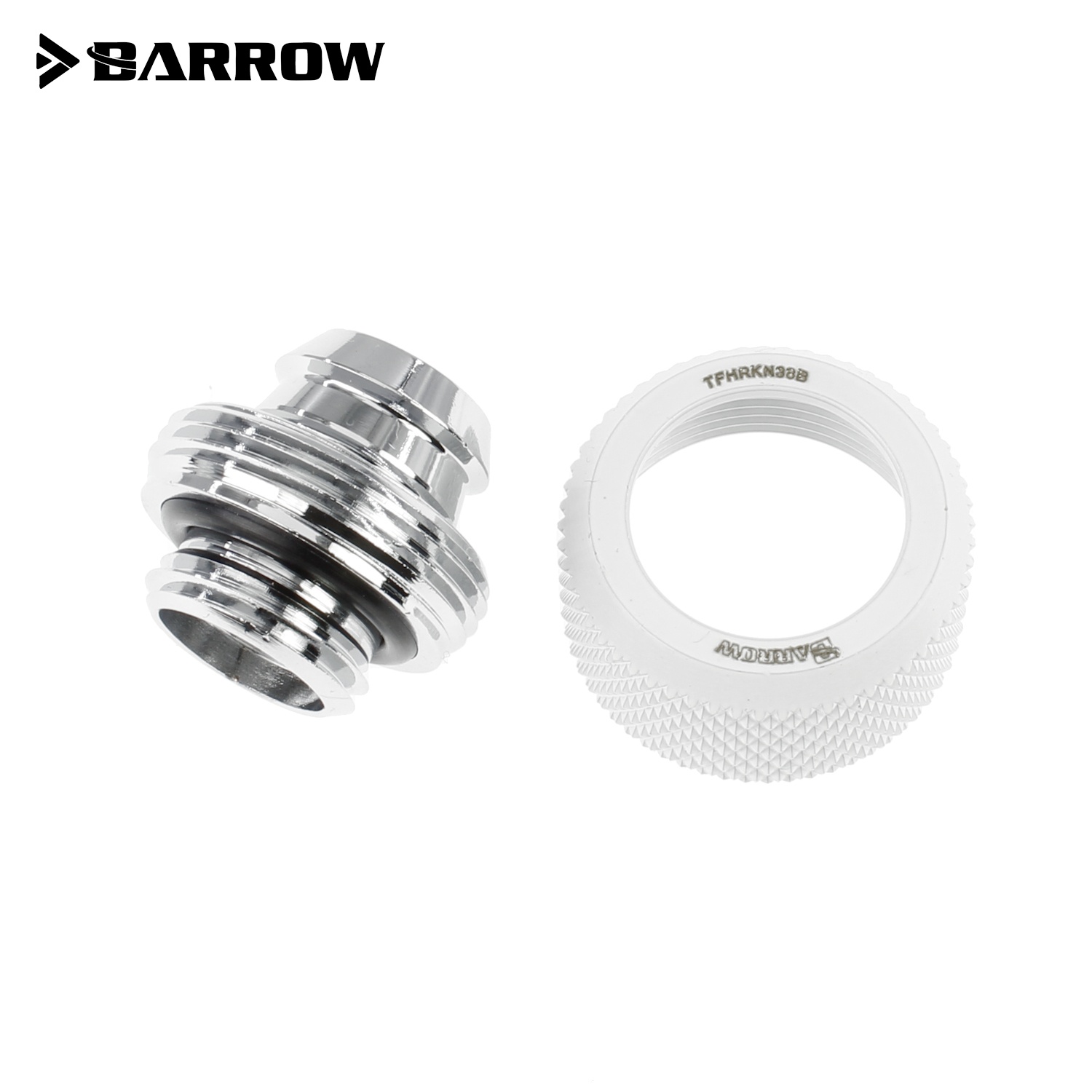 Barrow G1/4 - 16/10mm Flexible Tube Compression Fitting - White