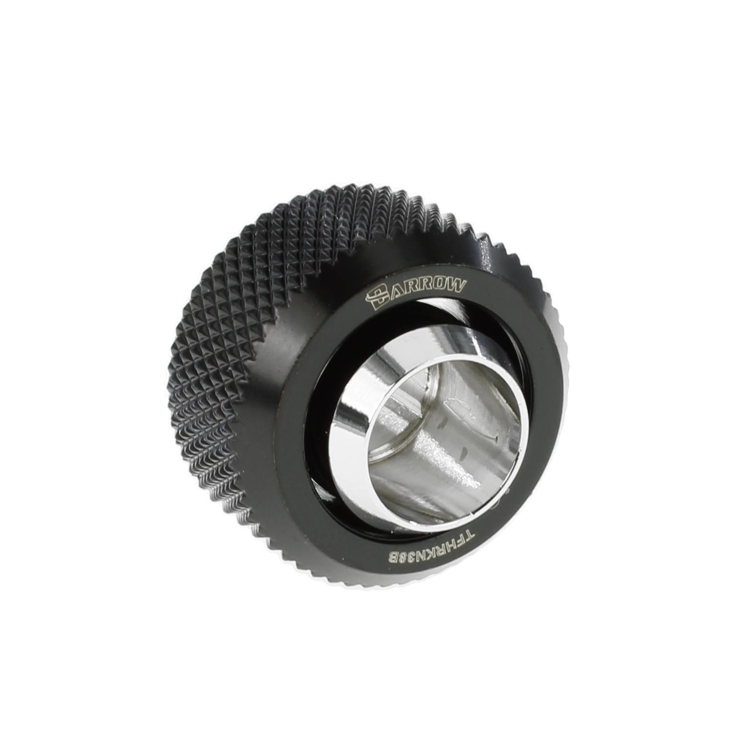 Barrow G1/4 - 16/10mm Flexible Tube Compression Fitting - Black