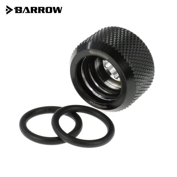 Barrow G1/4 – 16mm OD Twin Seal Hard Tube Compression Fitting – Black