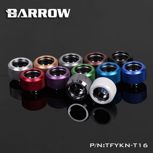 Barrow G1/4 - 16mm OD Twin Seal Hard Tube Compression Fitting - White : image 3