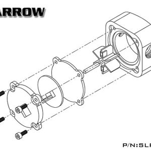 Barrow G1/4 Flow Indicator / Meter with LRC 2.0 RGB Lighting : image 4
