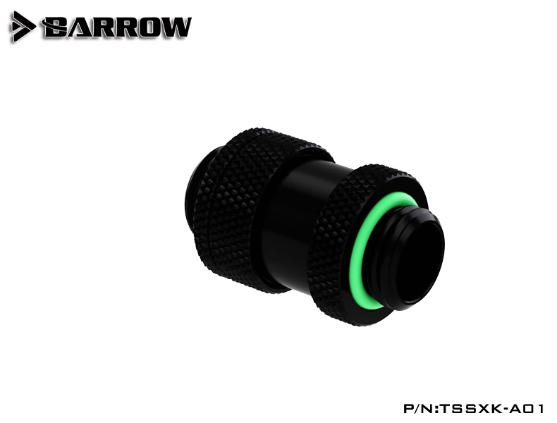 Barrow G1/4 Male 22-31mm Adjustable SLI Fitting - Matt Black