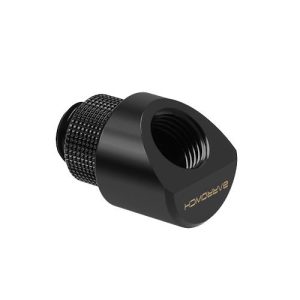 BarrowCH G1/4 Male Rotary to Smooth 45 Degree Female Angle - Black