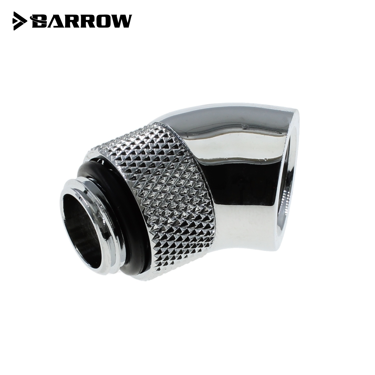 Barrow G1/4 Male Rotary to 45 Degree Female Angle - Shiny Silver : image 2