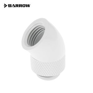 Barrow G1/4 Male Rotary to 45 Degree Female Angle - White : image 1