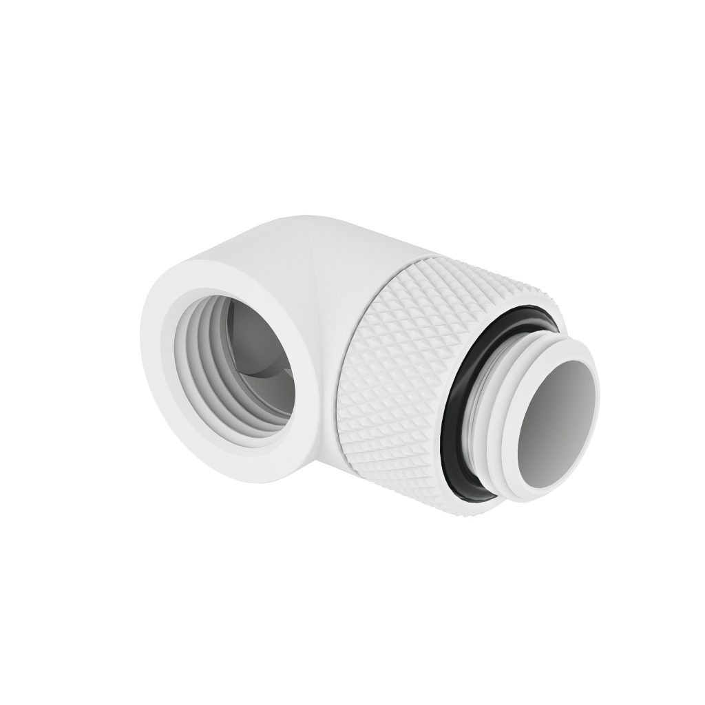 Barrow G1/4 Male Rotary to 90 Degree Female Angle - White (4 Pack)