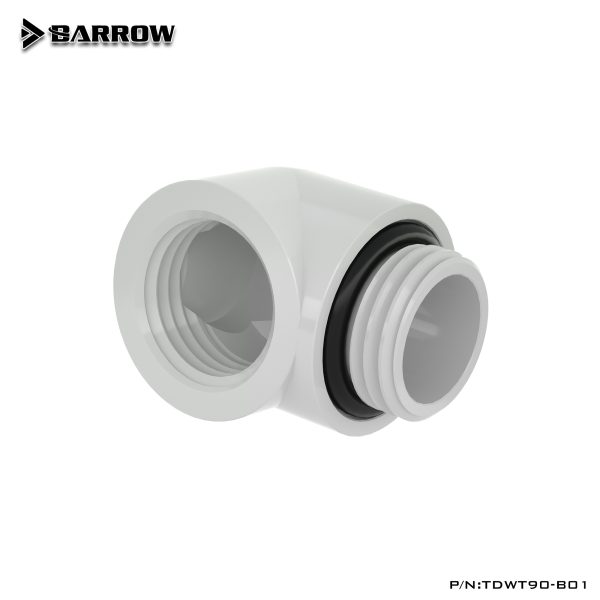 Barrow G1/4 Male to 90 Degree Female Angle – White