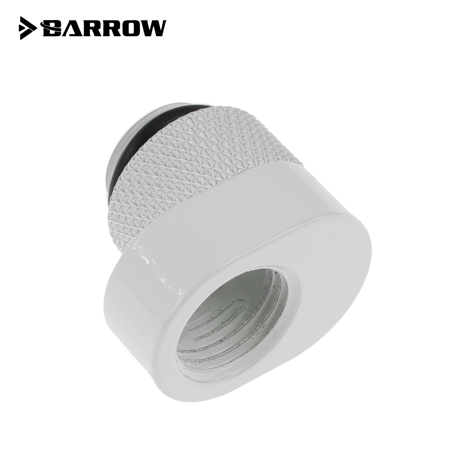 Barrow G1/4 Male to G1/4 Offset Female 360 Degree Rotary Adapter - White