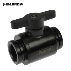 Barrow G1/4 Mini Ball Valve, Black Handle - Black : image 1