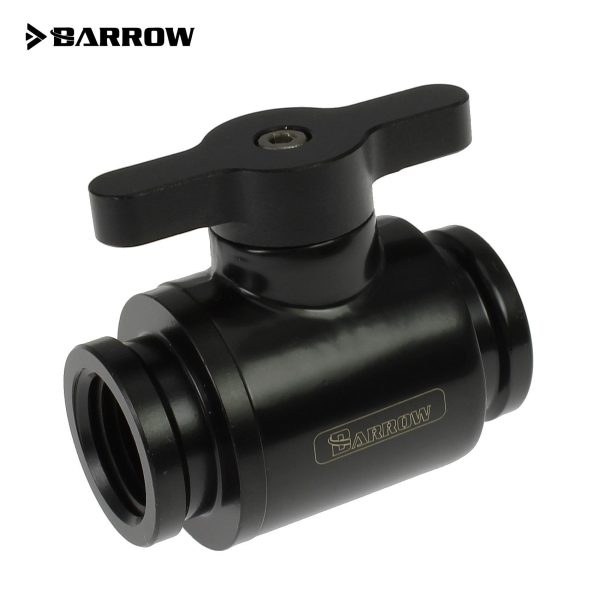 Barrow G1/4 Mini Ball Valve, Black Handle – Black