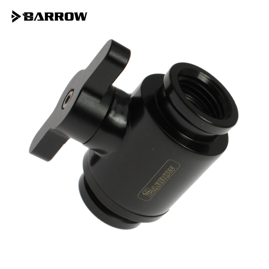 Barrow G1/4 Mini Ball Valve, Black Handle - Black : image 2