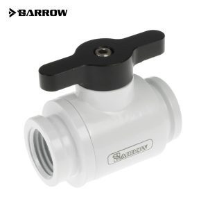 Barrow G1/4 Mini Ball Valve, Black Handle - White