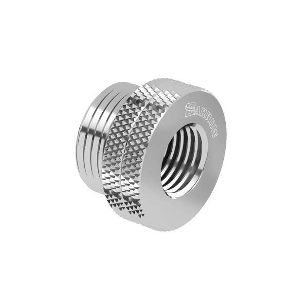 Barrow G1/4 Pass-Through Fill Port – Shiny Silver