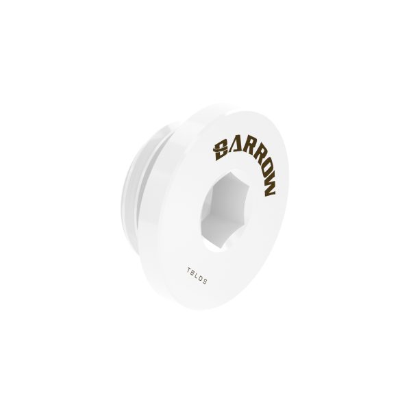 Barrow G1/4 Hex Blank Plug – White