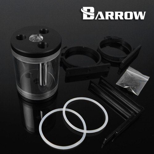 Barrow Obsidian Smoked Acrylic Reservoir 100mm - Black : image 4