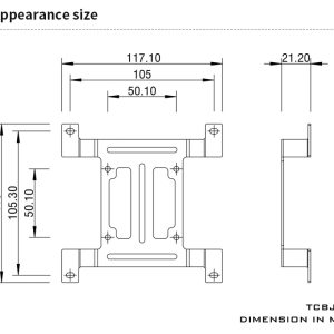 Barrow Pump / Reservoir Bridge bracket for 120mm Radiators
