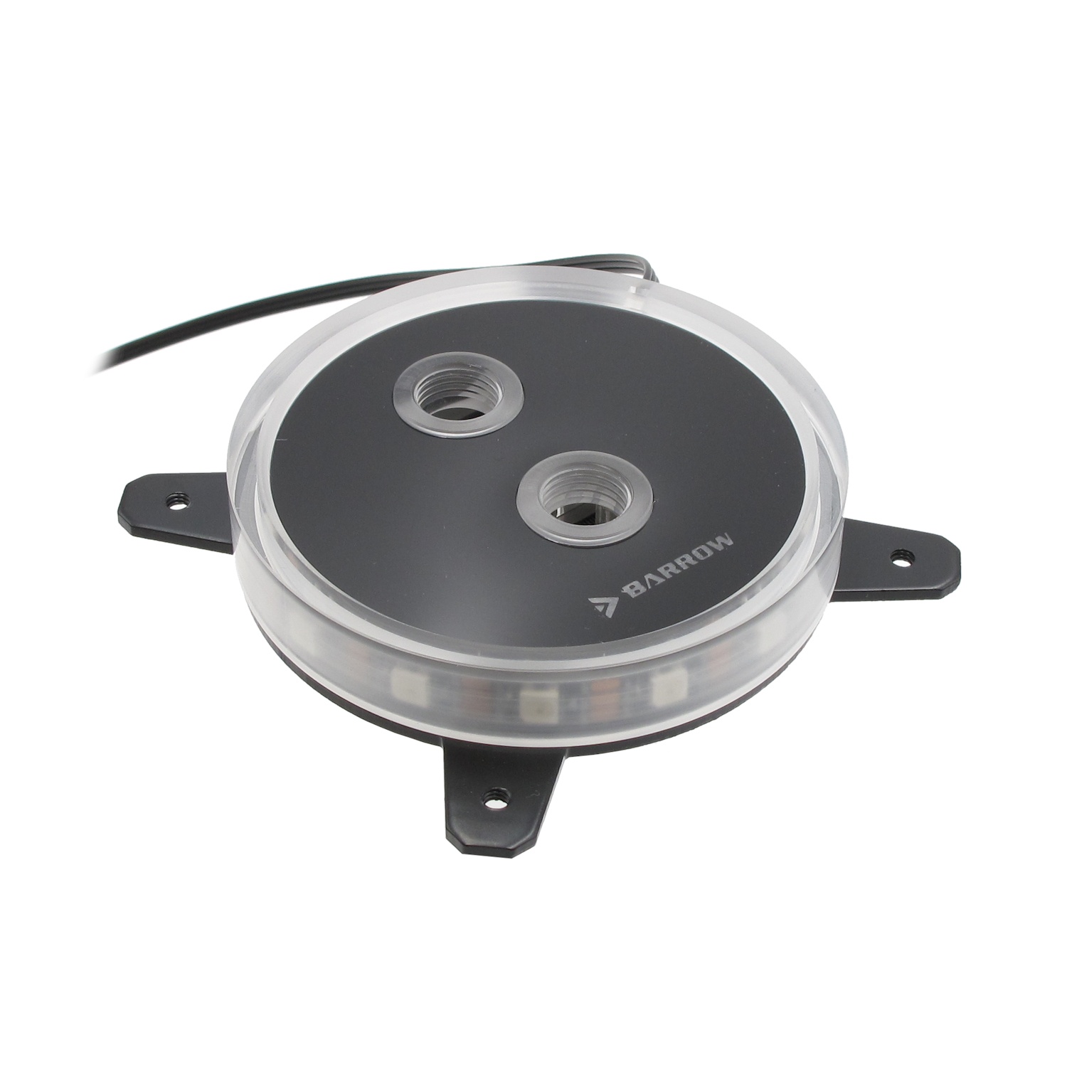 Barrow Rays Edition Aurora CPU Waterblock, LRC 2.0 RGB, INTEL 2011(3), 2066 - Black