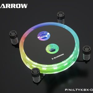 Barrow Rays Edition Aurora CPU Waterblock, LRC 2.0 RGB, INTEL 2011(3), 2066 - Black