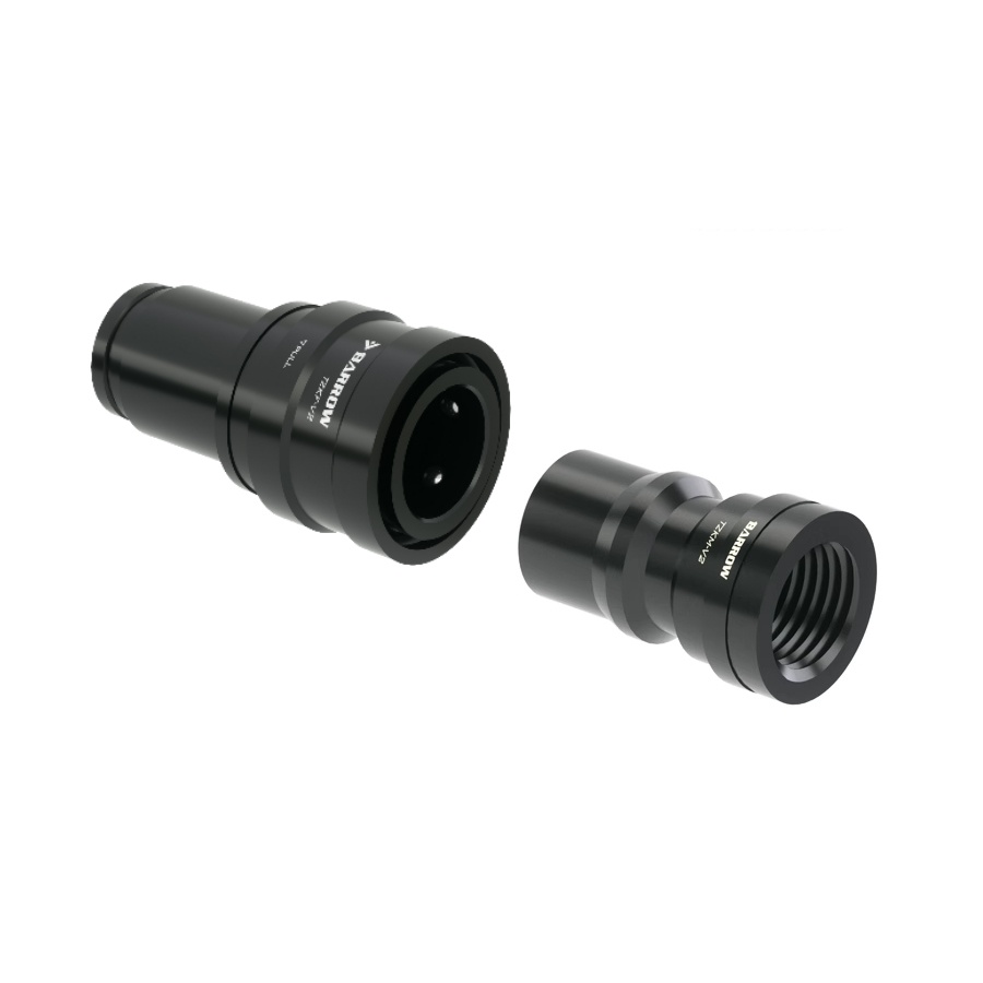Barrow TZKMF-V2 G1/4 Quick Disconnect Male + Female Set - Black