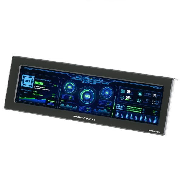 BarrowCH 250mm IPS High Definition System Monitoring LCD Display – Black