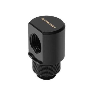BarrowCH G1/4 Male Rotary to Smooth 90 Degree Female Angle - Black
