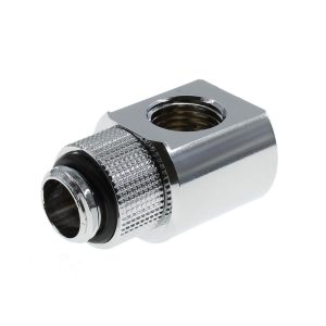 BarrowCH G1/4 Male Rotary to Smooth 90 Degree Female Angle - Shiny Silver : image 2