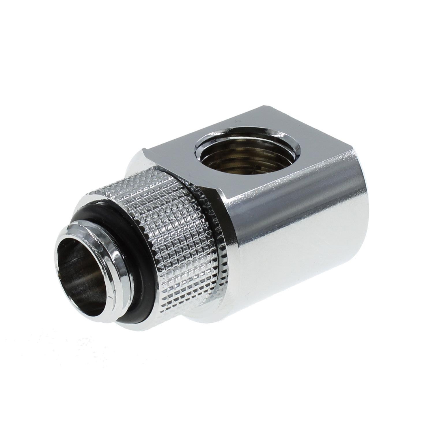 BarrowCH G1/4 Male Rotary to Smooth 90 Degree Female Angle - Shiny Silver : image 2