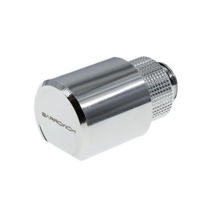 BarrowCH G1/4 Male Rotary to Smooth 90 Degree Female Angle - Shiny Silver : image 3