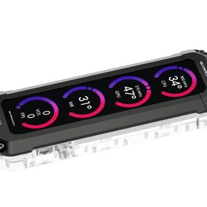 Barrowch HDMI Reservoir with LCD Display and LRC 2.0 RGB Lighting - Black : image 1