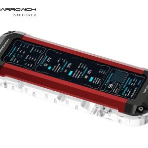 Barrowch HDMI Reservoir with LCD Display and LRC 2.0 RGB Lighting - Red