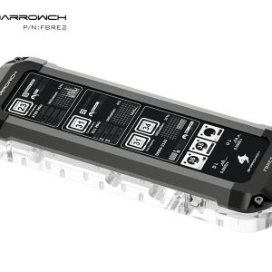 Barrowch HDMI Reservoir with LCD Display and LRC 2.0 RGB Lighting - Titanium